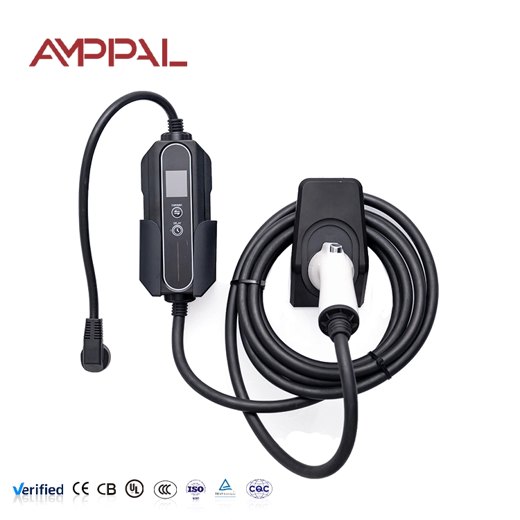 سفر اور گھر کی چارجنگ کے لیے ایکریلک ڈیزائن کے ساتھ 11kW پورٹ ایبل AC EV چارجر