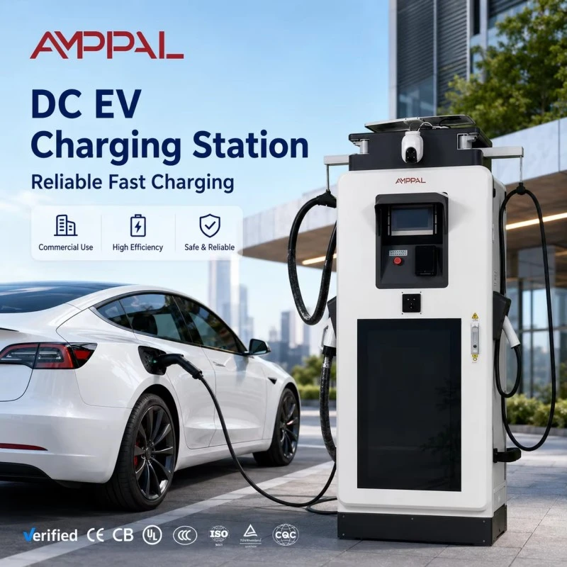 60kW DC EV Fast Charger with Digital Display for Public Charging